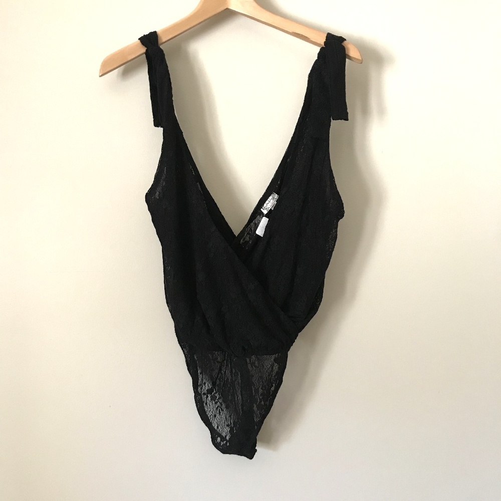 Free People Lace All Day Thong Bodysuit - Picture 2 of 8
